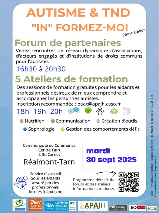 affiche forum autisme