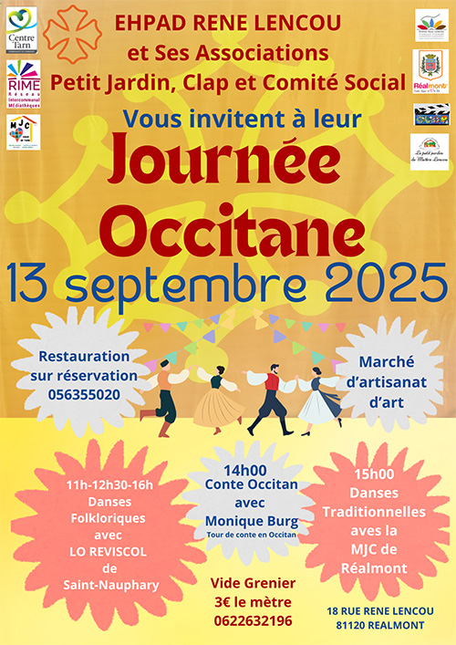 Affiche Journée Occitane avec le programme