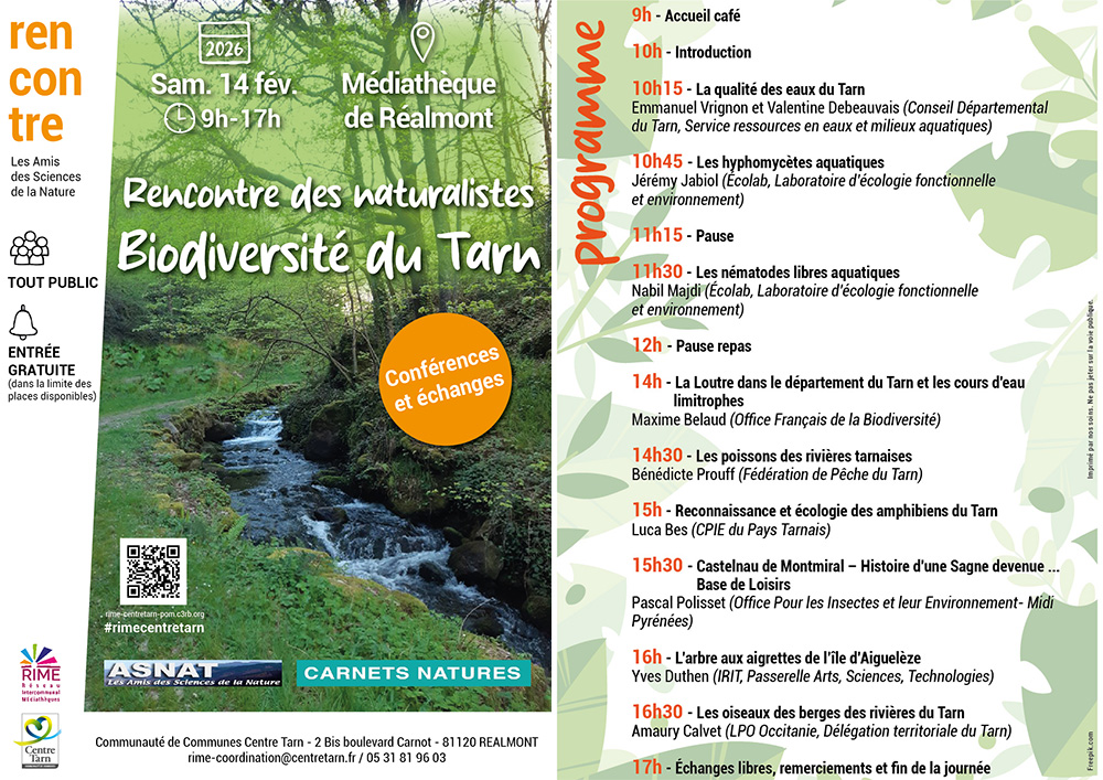 Affiche : Rencontre des naturalistes