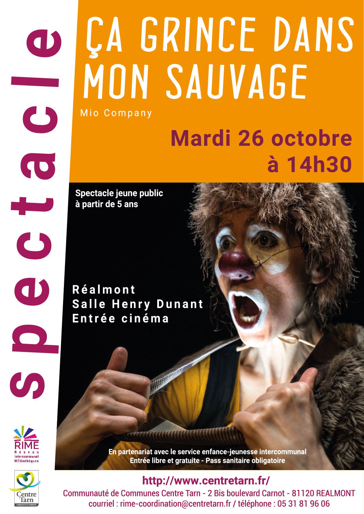 afiche spectacle 26 oct