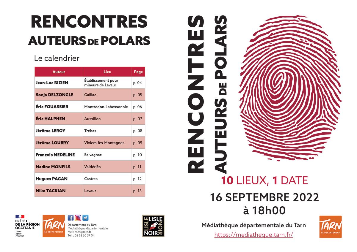 calendrier rencontres auteurs polar