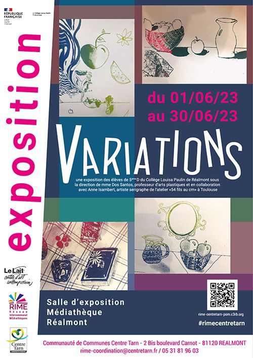 Affiche de l'exposition : Variations