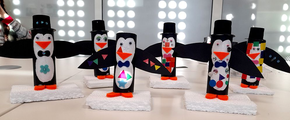 Les pingouins atelier créatif