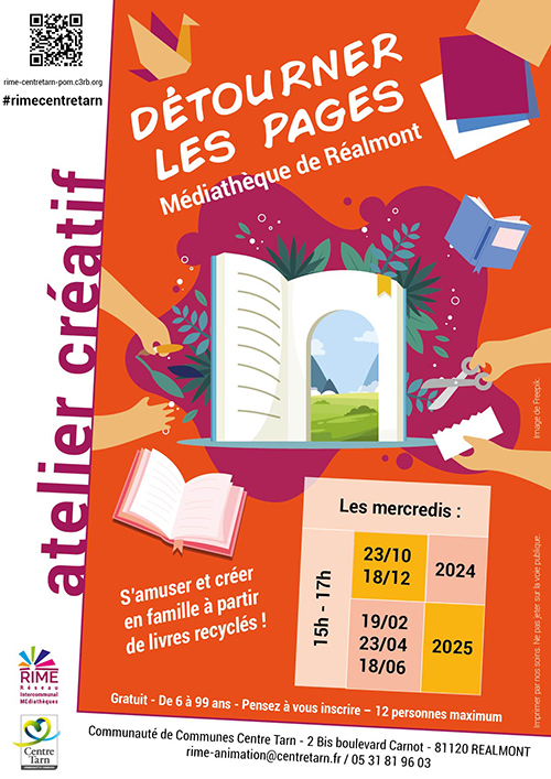 affiche detourner les pages 2024 2025