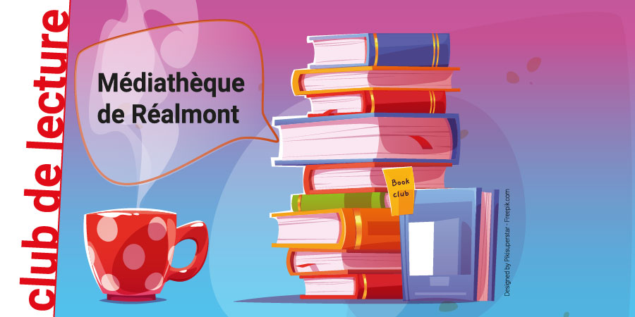 Dessin : livres, tasse fumante.