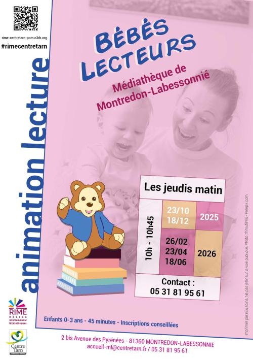 affiche bebe lecteurs 2025 2026