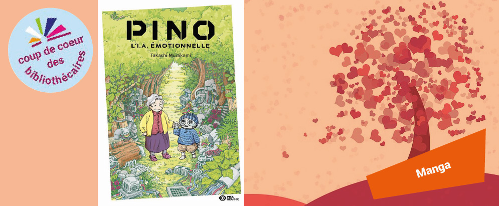 Couverture du manga avec un macaron "coup de coeur"